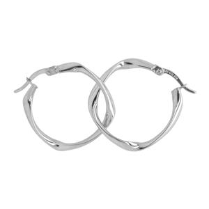 <p>9 Carat White Gold and Sterling Silver earrings</p>